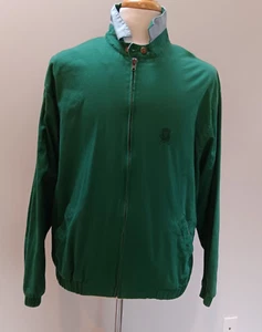 Vintage PLAYERS Van Huesen Green Golf Jacket LARGE L Full Zip Coat Mens VGUC - Picture 1 of 9