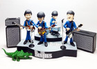 Beatles Figurines & Instruments with Drums, VOX Amps, Stage & Alligater - NEW