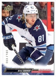 2022-23 UPPER DECK UD EXCLUSIVES KYLE CONNOR 003/100 WINNIPEG JETS #195