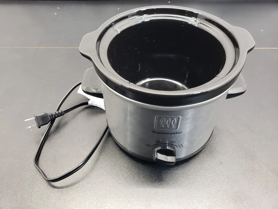 Olla de cocción lenta de acero inoxidable Toastmaster TM-201SCCN con cuenco de gres extraíble Foto 1 de 4