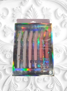 Premium All Purpose Eyebrow Razor for Womens Facial & Bikini Hair Remover (6pk) - Picture 1 of 2