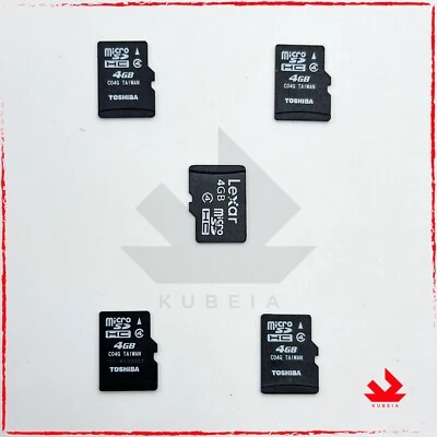 5X MEMORY MICRO SD 4GB 🇮🇹 ITA NEW NINTENDO 3DS 2DS 💎 OTTIMO COME SOSTITUZIONE - Immagine 1 di 2