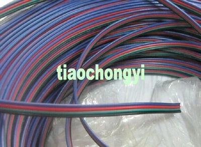 4-PIN RGB Extension Wire Cable Cord For 3528/5050 RGB LED Strip Light Wholesale - Image 1 of 3