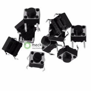 50Stks Tactile Switch Touch Push Button Key Tact Cooker 6 X 6 X 4.3mm 4-pin DIP - Bild 1 von 4