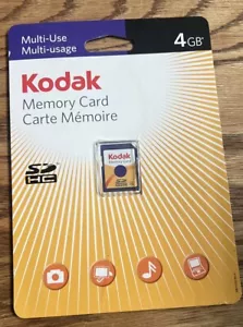 Kodak Multi-Use 4GB SDHC SD Memory Card Brand New - Picture 1 of 2