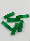 AAA Emerald Rough Crystal Point Polished May birthstone Raw Emerald loose Points