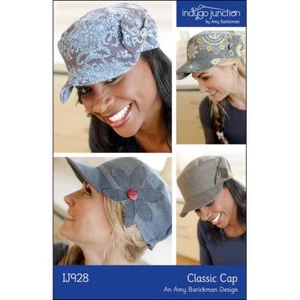 CLASSIC CAP HAT Fabriflair Sewing Pattern IJ928 Indygo Junction Essentials NEW - Picture 1 of 4