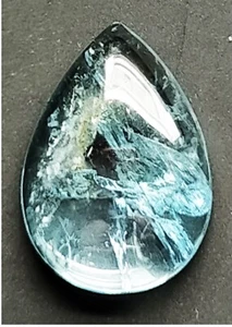 4.90ct Natural Pear Aquamarine Stone - Picture 1 of 2