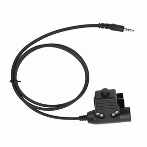 Walkie Talkie Radio Headset Adapter 3.5mm Audio Jack U94 PTT Adapter Headset FY - Zdjęcie 1 z 22