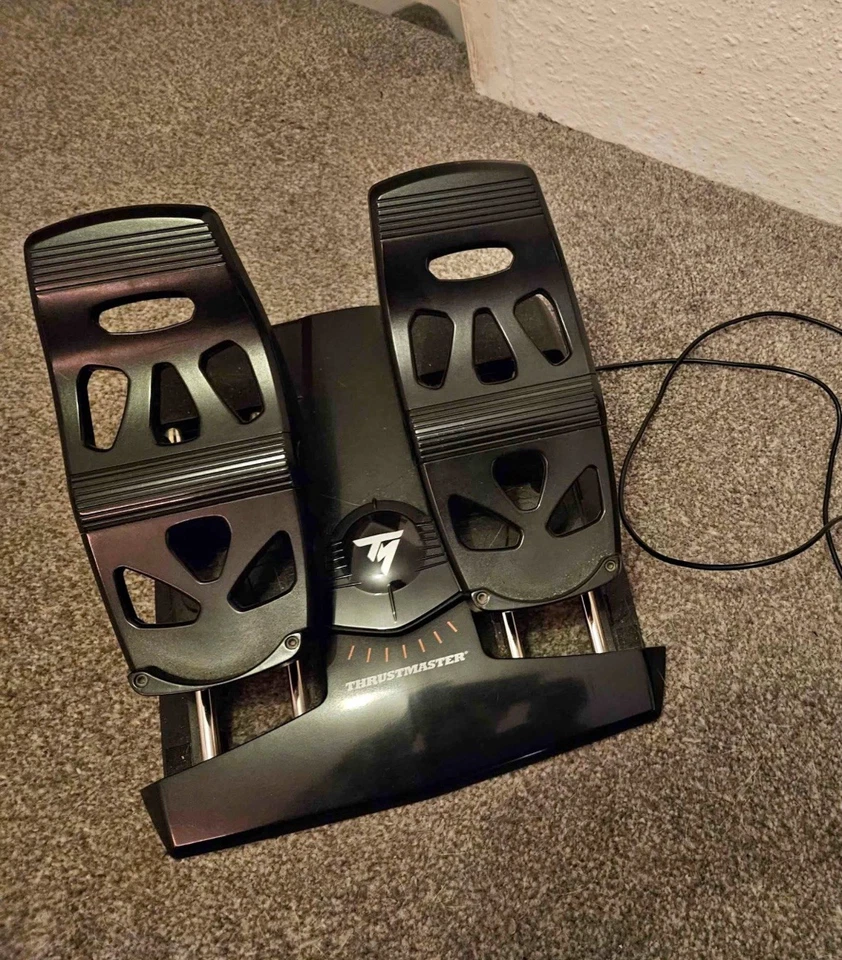 Thrustmaster TFRP T.Flight rudder pedals T.A.R.G.E.T for PC NO USB ADAPTER - Image 1 of 1