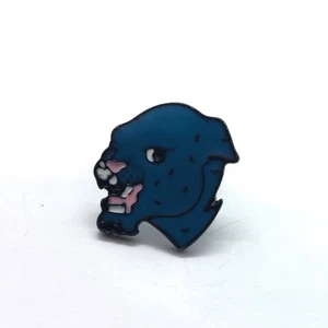 Topman Blue Panther Growling Head Spilla Feroce Grande Gatto Emblema Retro Cartone Animato - Foto 1 di 3