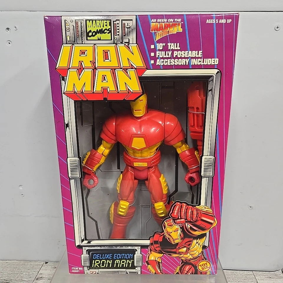 Iron Man Action Figure 1994 Marvel Comics 10 Inch Deluxe Edition by ToyBiz