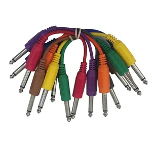 Kabel bis CU/PC215 0,5' 1/4" TS-Stecker auf denselben Patchschacht Audiokabel (8 Stück) - Bild 1 von 1
