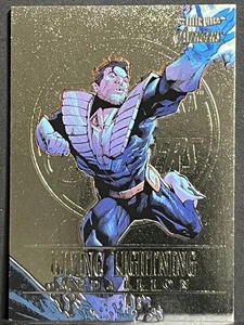 Fleer Ultra: Avengers 2022 - Inserto medallón Living Lightning #M-22 - Imagen 1 de 2