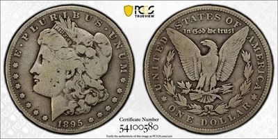 1895-S Morgan Silver Dollar $1 PCGS VG08 SCARCE DATE GORGEOUS TONE #6495-2 - Image 1 of 4