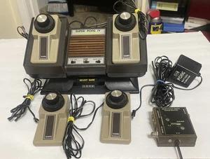 Vintage Sears Tele-Games Atari Super Pong IV mit 4 Controllern Paddles ungetestet - Bild 1 von 11