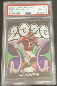 2020 Panini Certified TUA TAGOVAILOA 2020 Draft PSA 8 - Picture 1 of 1