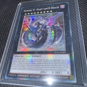 Yu-Gi-Oh BLMR-EN077 Number 92: Heart-eartH Dragon Quarter Century Secret Rare - Picture 1 of 6