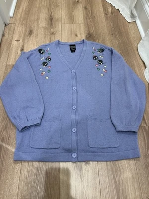 Cárdigan Her Universe Studio Ghibli Spirited Away hollín sprites lavanda para mujer XL Foto 1 de 4