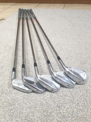 Taylormade P7MC 2023 Irons / 6-PW / Regular Flex KBS tour fast Right Hand . New - Image 1 of 4