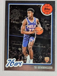 2025-26 Topps #80BK-96 VJ Edgecombe 1980-81 Topps Basketball RC Rookie SP - Picture 1 of 2