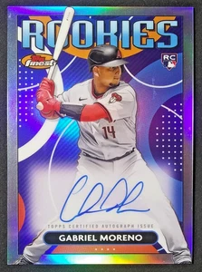 2023 Topps Finest Rookie Autograph Design Variation #RDA-GM Gabriel Moreno RC SP - Bild 1 von 21