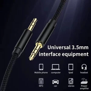 Kopfhörer Aux Adapter für iPhone IOS Laptop PC 3,5mm Klinke Anschlusskabel - Bild 1 von 1