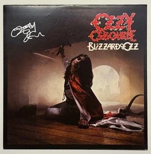 Álbum de vinilo firmado por Blizzard of Ozz autografiado por Ozz Beckett BAS de Ozz - Imagen 1 de 10