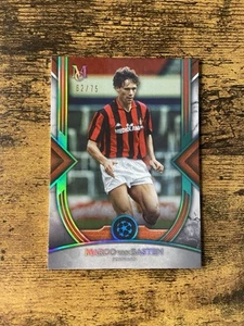 2022-23 Topps UCL Museum Marco Van Basten AC Milan Blue /75 - Picture 1 of 2