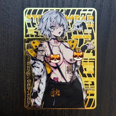 FATE GRAND ORDER Sexy Lewd Jeanne d’Arc Alter URBAN FGO ACG METAL GOLD Card XP22 - Image 1 of 4