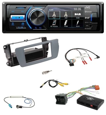 JVC Bluetooth Lenkrad USB DAB Autoradio für Seat Ibiza 2008-2015 conemaragrau - Bild 1 von 4