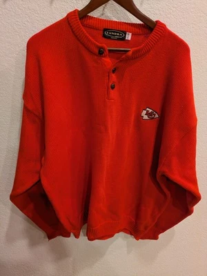 Vintage Kansas City Chiefs Tundra Canada Sport Sweater Men's XL Football 90s - Image 1 of 4