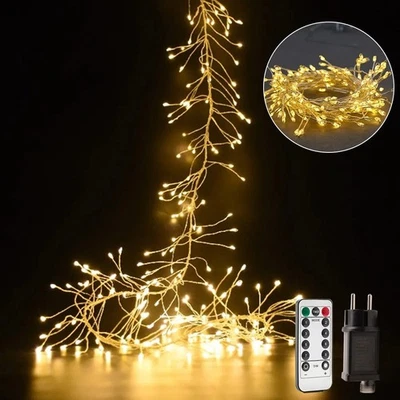 18M 500LEDs Cluster String Fairy Lights Waterproof Outdoor Garden Christmas Deco - Image 1 of 4