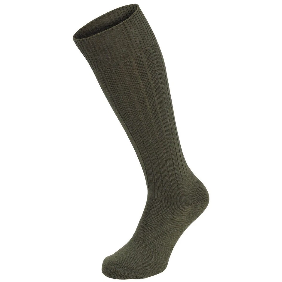 Pair Bundeswehr winter socks boot sock BW socks with terry sole olive 39-41 - Image 1 of 1