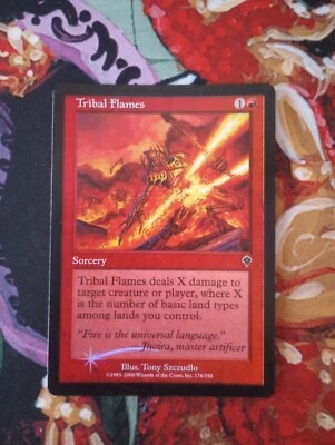 Tribal Flames - MTG - Invasion - INV - LP FOIL - Image 1 of 3