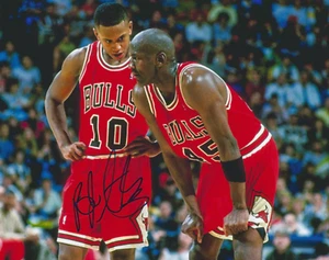 B.J. ARMSTRONG Signed 8.5 x 11 Photo Signed REPRINT Basketball CHICAGO BULLS - Picture 1 of 1