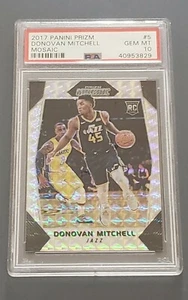 DONOVAN MITCHELL 2017-18 PANINI PRIZM MOSAIC ROOKIE RC GEM MINT PSA 10 #5🔥 - Picture 1 of 5