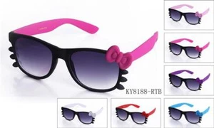 Hello Kitty Women Lady Teen Sunglasses with Bow Party Glasses Soft Frame UV400 - Picture 1 of 7