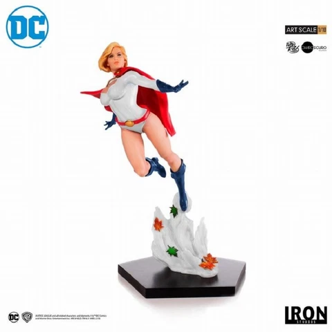 Iron Studios DC Comic Power Girl 1/10th Painted Model Action Figure New In Stock Cover