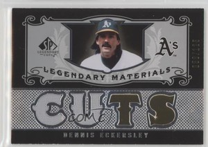 2007 SP Legendary Cuts Materials Double Material /125 Dennis Eckersley HOF
