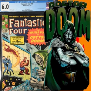 1964 Fantastic Four #23 CGC 6.0, 1st Appearance Terrible Trio & App Doctor Doom - Picture 1 of 3