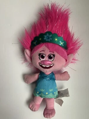 梦工厂巨魔世界巡回演唱会毛绒公仔 8 英寸玩具罂粟花--EUC!!! — 第 1/4 张图片