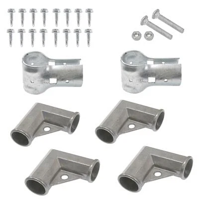 DF_SUPPLY 1 3/8" No Weld DIY Gate Kit for Chain Link Fences