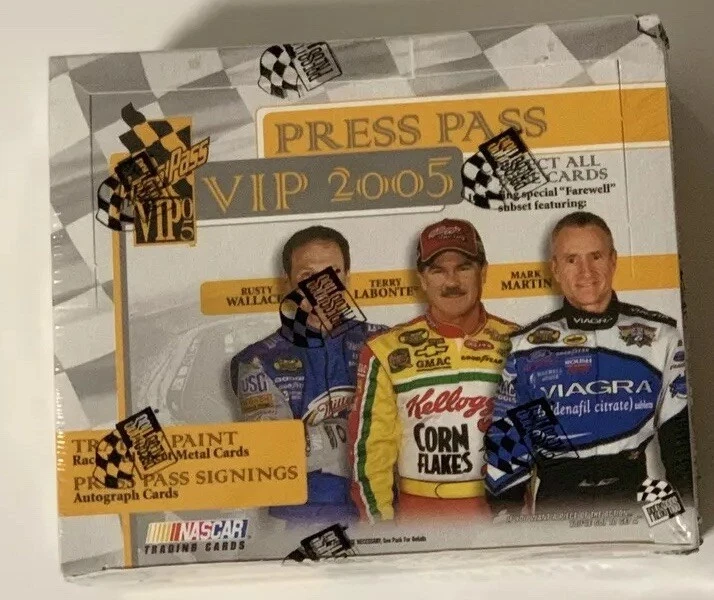 2005 Press Pass VIP NASCAR Racing Hobby Edition Box Factory Sealed - Image 1 of 4
