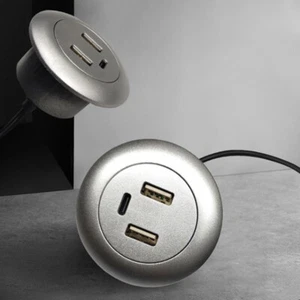 Type USB de bureau intégré -- CHARGEMENT DE MEUBLISSE CHARGEMEDT - Photo 1/11