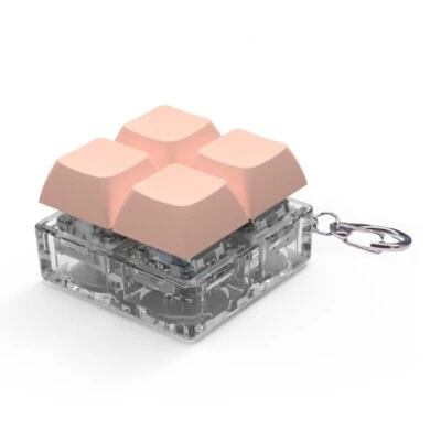 LED Mechanical Keyboard Switches Testing Stress Relief Keychain Toy 1PC - Image 1 of 4