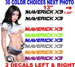 Can-Am CAN AM CANAM  Decal Maverick X3 Max Turbo DECALS REPLACMENT 30 COLORS - Bild 1 von 2