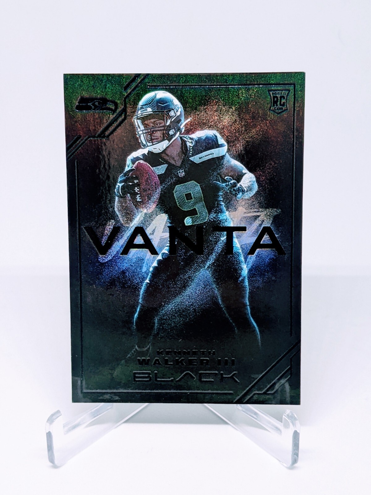 2022 Kenneth Walker III Panini Black VANTA RC Case Hit SSP No. VNTA-20 🔥📈