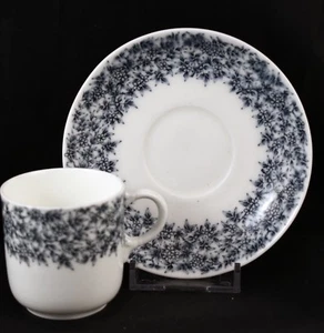 Beautiful 1891 Royal Worcester Graingers & Co Coffee Cup and Saucer - Foto 1 di 3