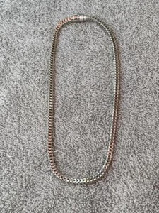 NUEVO HERMOSO COLLAR BROCHE MAGNÉTICO TONO PLATA 17" ESTILO #9 - Imagen 1 de 1